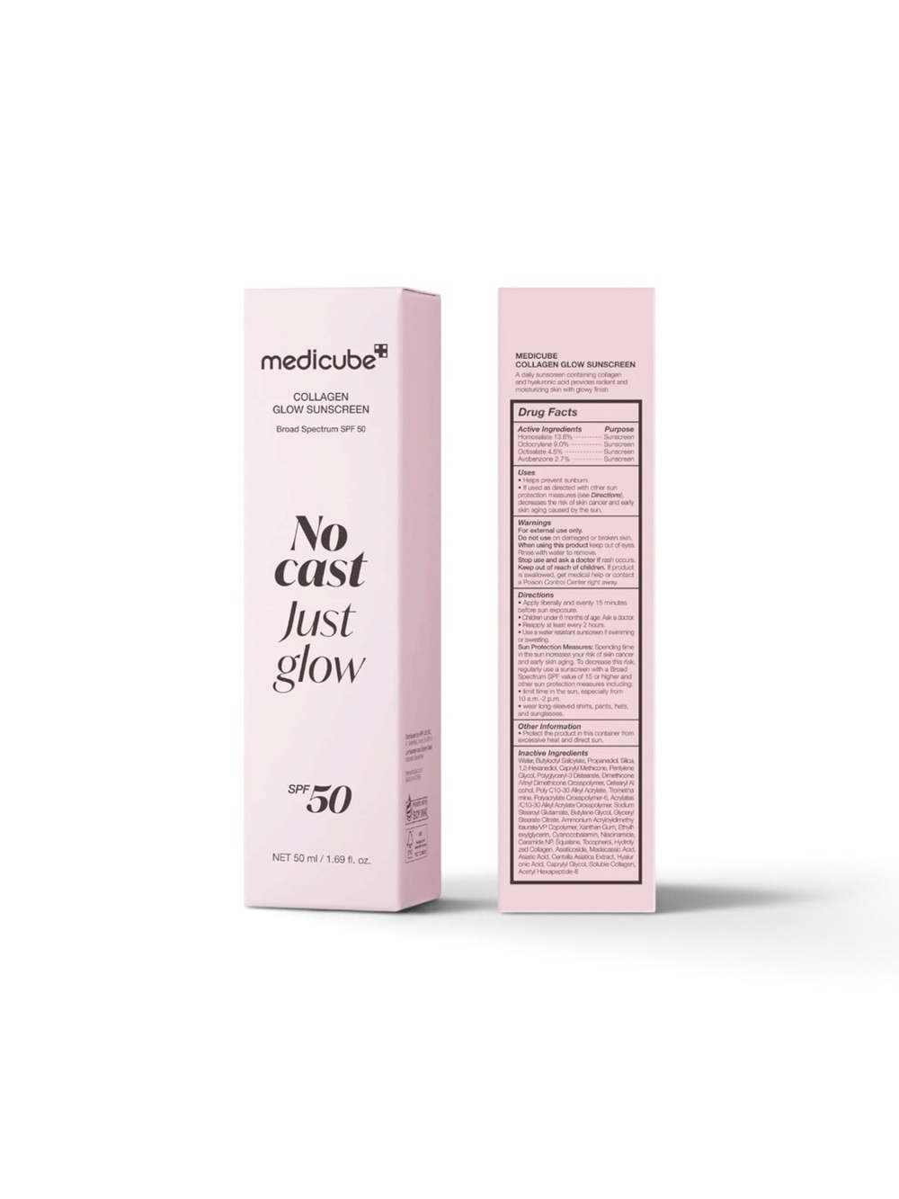 Medicube No Cast Just Glow Collagen Sunscreen SPF50 Expires 8/27. BNIB.
• Sto